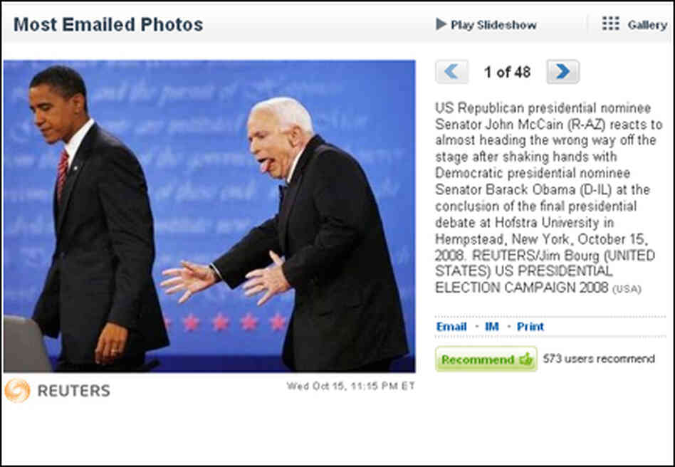 Screen grab of Reuters photo page Screen grab of Reuters photo page