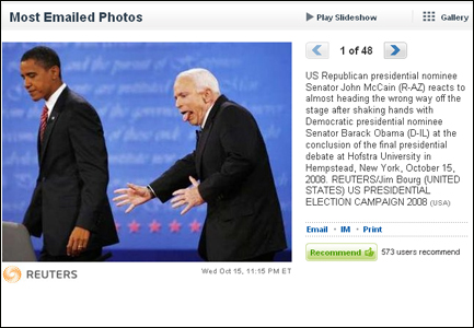 Screen grab of Reuters photo page