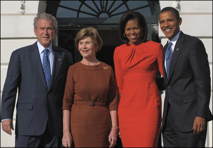 Obamas at White House