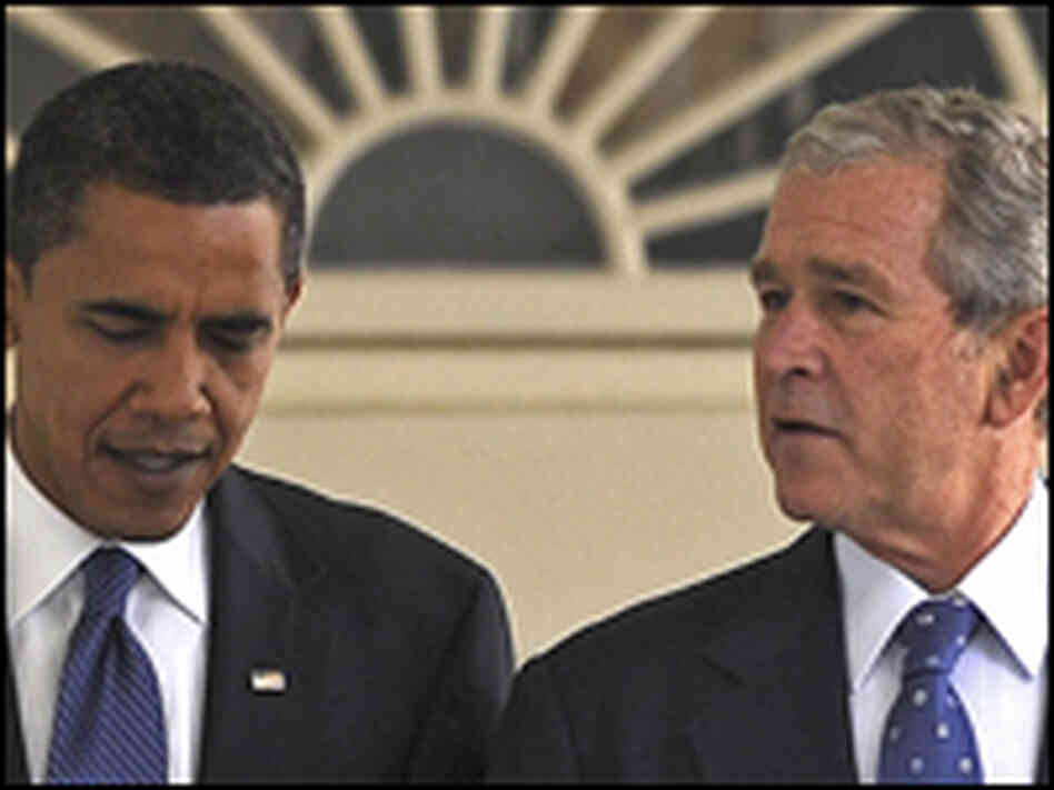 Obama and Bush Obama and Bush
