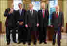 President-elect Barack Obama joins U.S. living presidents for lunch