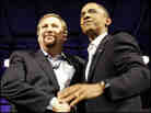 Barack Obama and Rick Warren