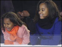 President Barack Obama's daughters