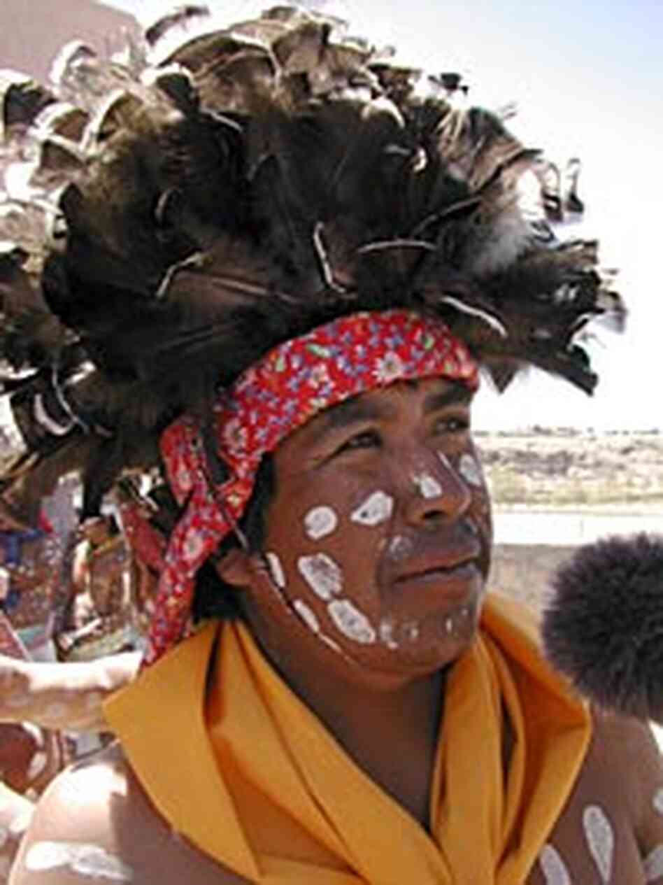 Tarahumara indian at Norogachi Easter festival.