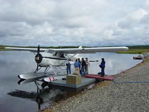 Float planes like this one are usually the only easy w
		ay to access Gates of the Arctic National Park.