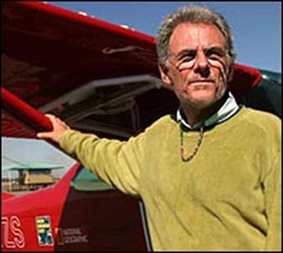 Michael Fay and the single-engine plane he used for his 2003-2004 'mega-flyover' of Africa Michael Fay and the single-engine plane he used for his 2003-2004 'mega-flyover' of Africa