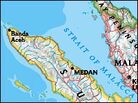 Sumatra's Aceh Province to the north was hard-hit by the Dec. 24, 2004, tsunami. Sumatra's Aceh Province to the north was hard-hit by the Dec. 24, 2004, tsunami.