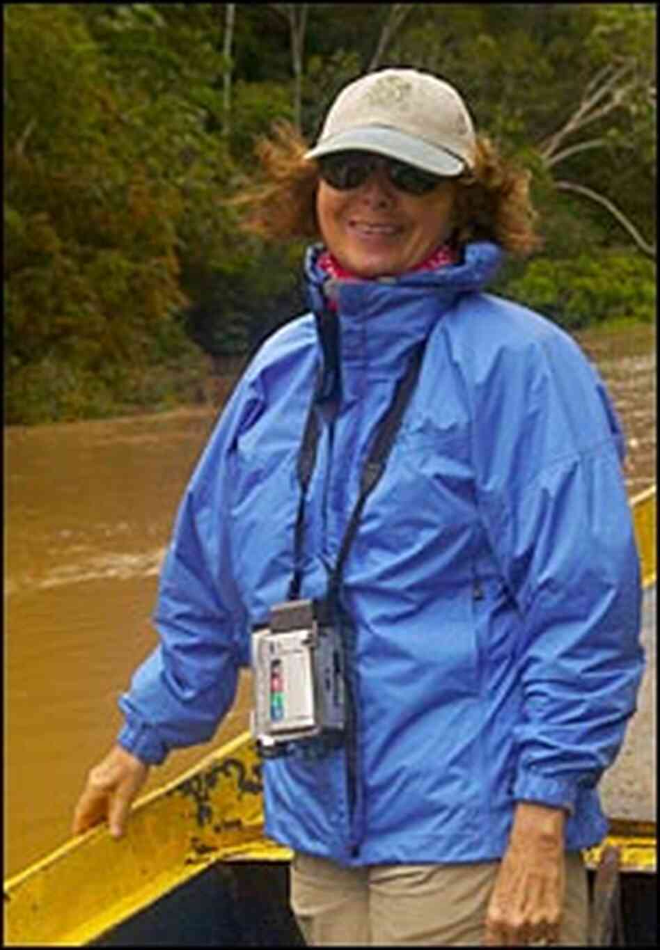 Carolyn Jensen on the Rio Tiputini Carolyn Jensen on the Rio Tiputini