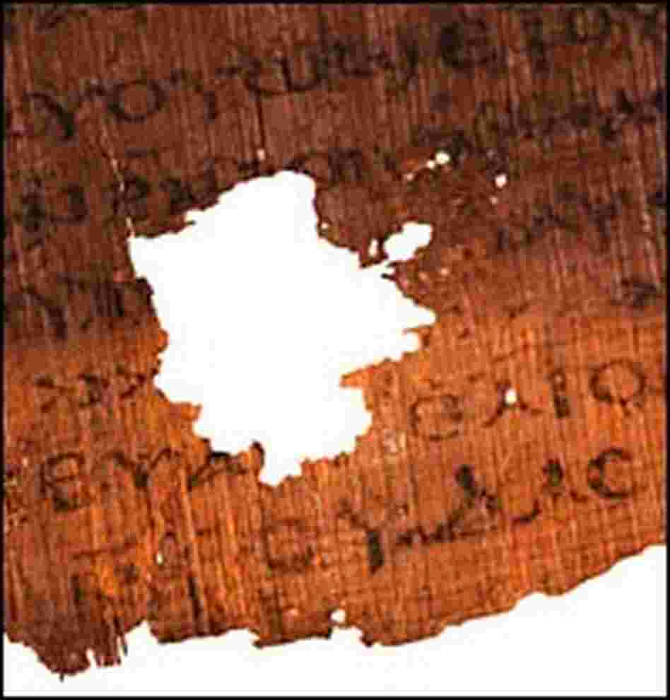The final words on the last page of the codex read: Gospel of Judas.