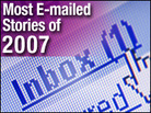 Most E-mailed Stories of 2007