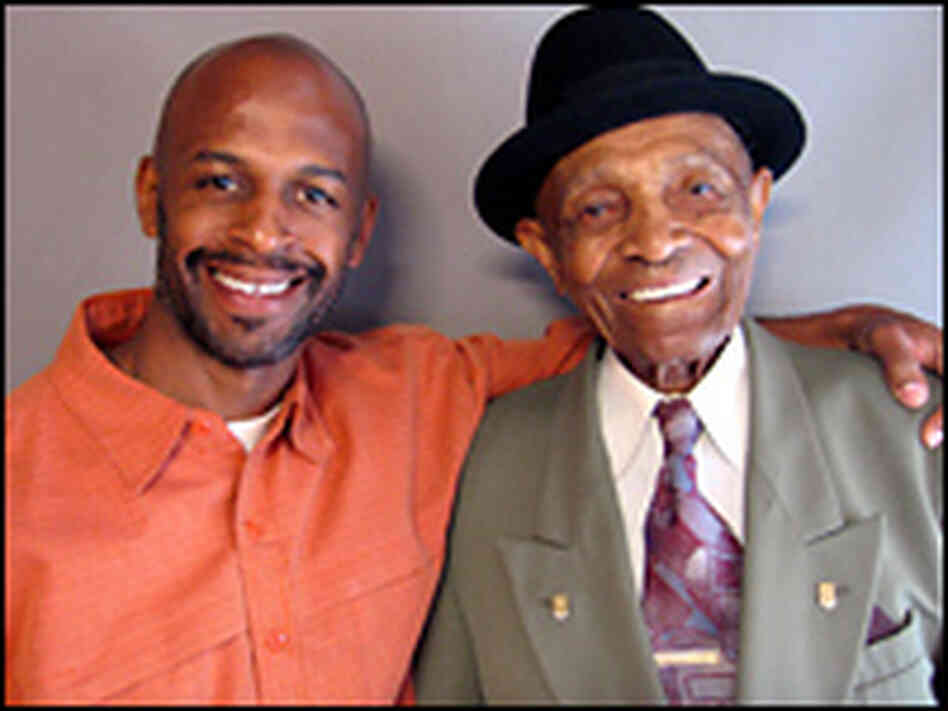 Arthur Winston, right, and Eric Anthony Givens, his great grand-nephew. Arthur Winston, right, and Eric Anthony Givens, his great grand-nephew.