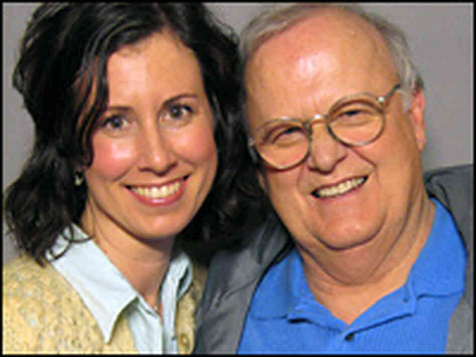 Gina Caywood visited a StoryCorps booth in Los Angeles with her father, George. Gina Caywood visited a StoryCorps booth in Los Angeles with her father, George.