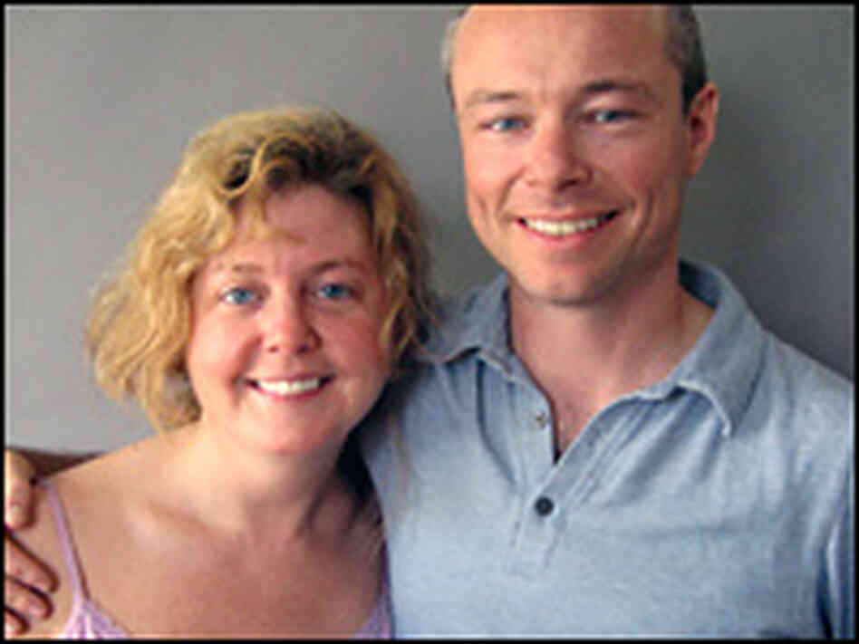 In their New Orleans home, Dr. Kiersta Kurtz-Burke and her husband, Dr. Justin Lundgren. In their New Orleans home, Dr. Kiersta Kurtz-Burke and her husband, Dr. Justin Lundgren.