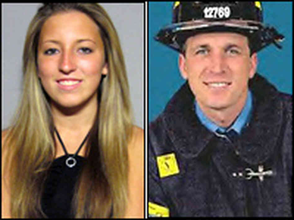 Jessica DeRubbio in a composite photo with her father, David DeRubbio. Jessica DeRubbio in a composite photo with her father, David DeRubbio.