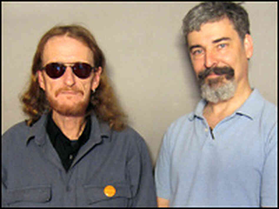Edwin Lanier (left) with David Wright at StoryCorps in Durham, N.C. Edwin Lanier (left) with David Wright at StoryCorps in Durham, N.C.