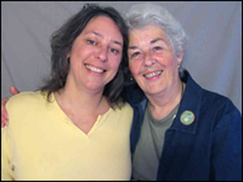 Joyce Butler with her daughter Stephanie in Portland, Me. Joyce Butler with her daughter Stephanie in Portland, Me.