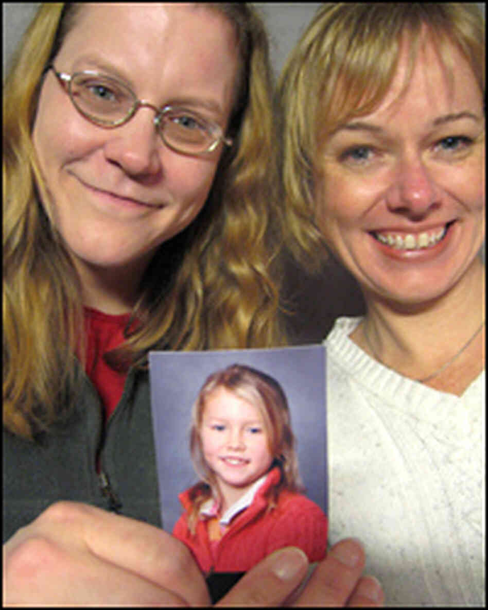 Stacy Cooper with Karen Smith at StoryCorps in Hartford, Conn. Stacy Cooper with Karen Smith at StoryCorps in Hartford, Conn.