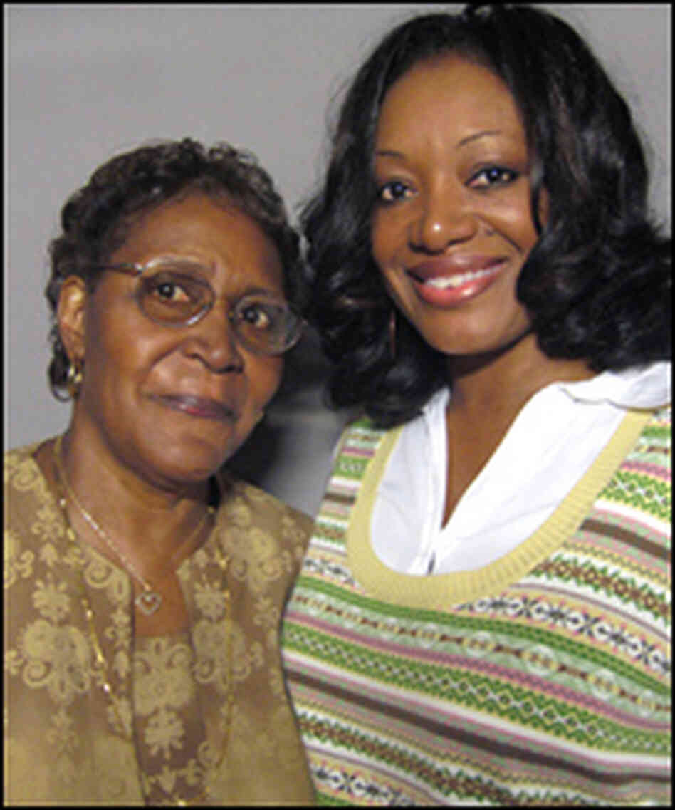 Theresa Burroughs, with her daughter, Toni Love, at a StoryCorps booth in Tuscaloosa, Ala. Theresa Burroughs, with her daughter, Toni Love, at a StoryCorps booth in Tuscaloosa, Ala.