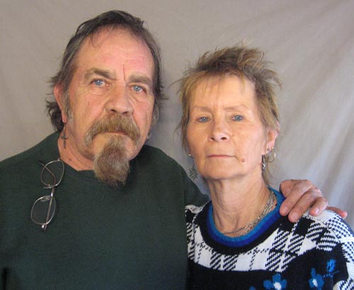 Lucky Osborne and his wife, Debi.