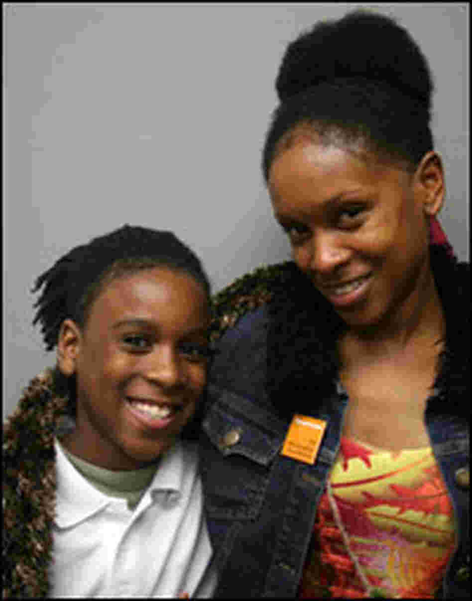 Rahsheed McKenstry and his mother, Rhonetta McKenstry