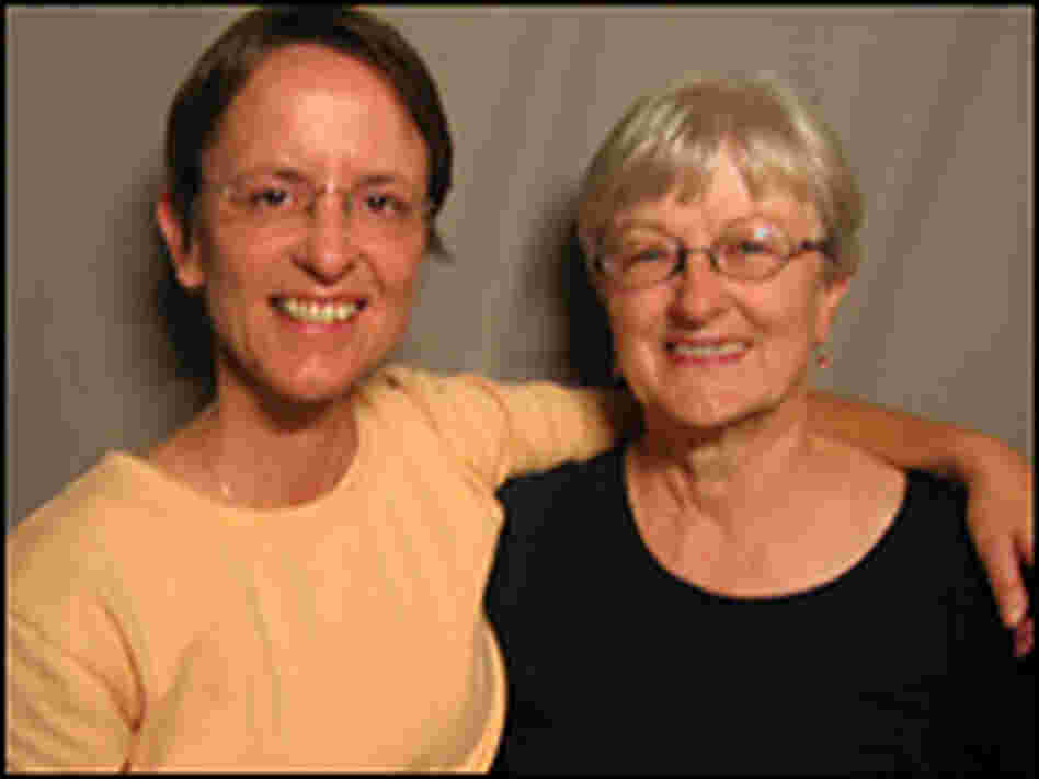 Kelley Edwards, left, interviewed her mother, Judy Allen. Kelley Edwards, left, interviewed her mother, Judy Allen.