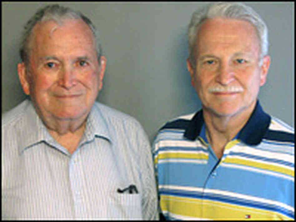 Joseph Robertson, at left with his son-in-law, John Fish, Jr., served in the Army for 26 years. Joseph Robertson, at left with his son-in-law, John Fish, Jr., served in the Army for 26 years.