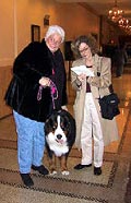 Carol Burke and her top-ranked Bernese Mountain Dog, Billy