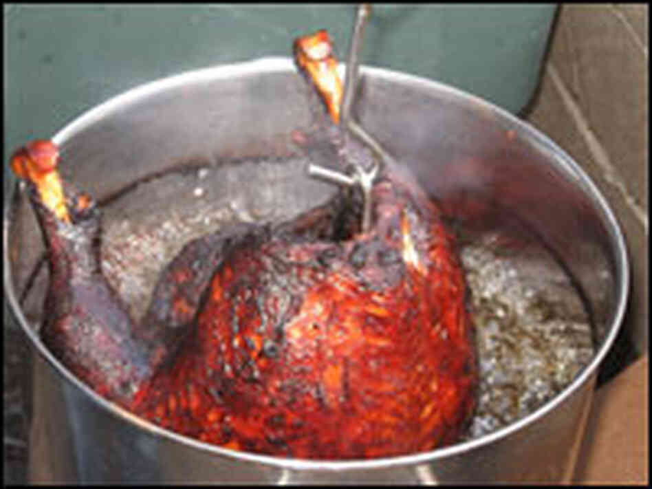 Argin Hutchins' fried turkey Argin Hutchins' fried turkey