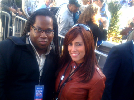 Jimi Izrael and Obama Girl