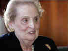 Madeleine Albright. ATTILA KISBENEDEK/AFP/Getty Images. Madeleine Albright. ATTILA KISBENEDEK/AFP/Getty Images.