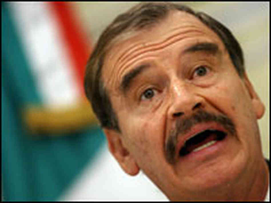 Vicente Fox. PIERRE-PHILIPPE MARCOU/AFP/Getty Images Vicente Fox. PIERRE-PHILIPPE MARCOU/AFP/Getty Images
