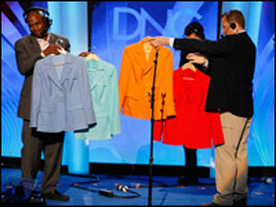 Hillary Clinton wardrobe lighting test Hillary Clinton wardrobe lighting test