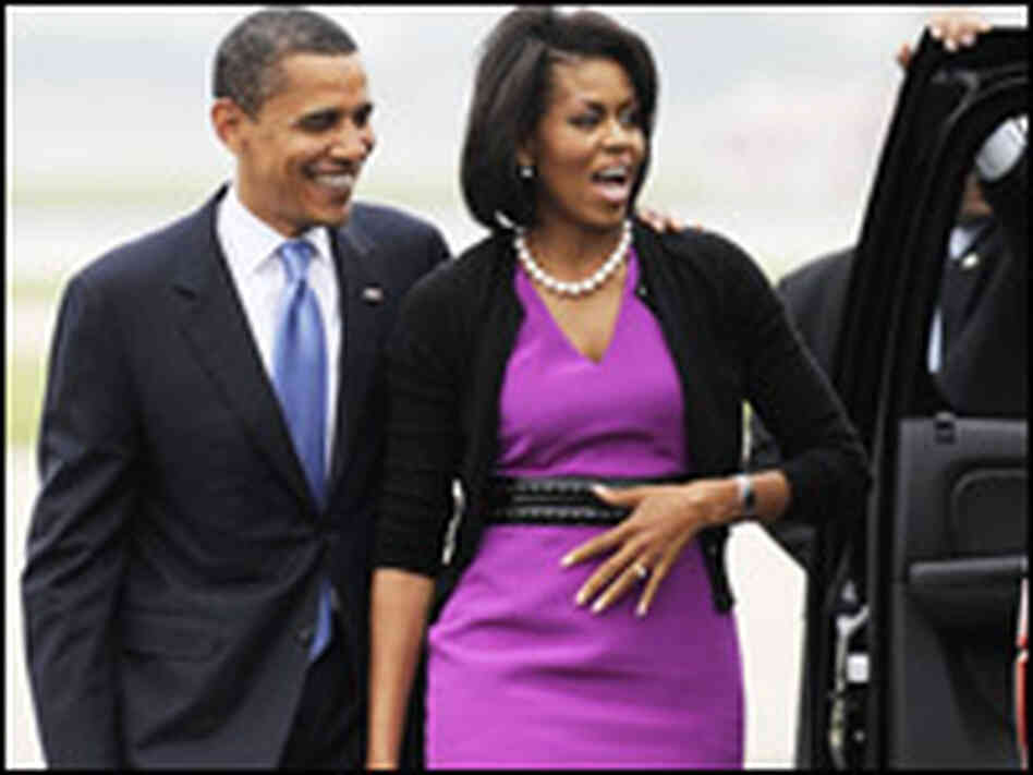 Michelle and Barack Obama. EMMANUEL DUNAND/AFP/Getty Images