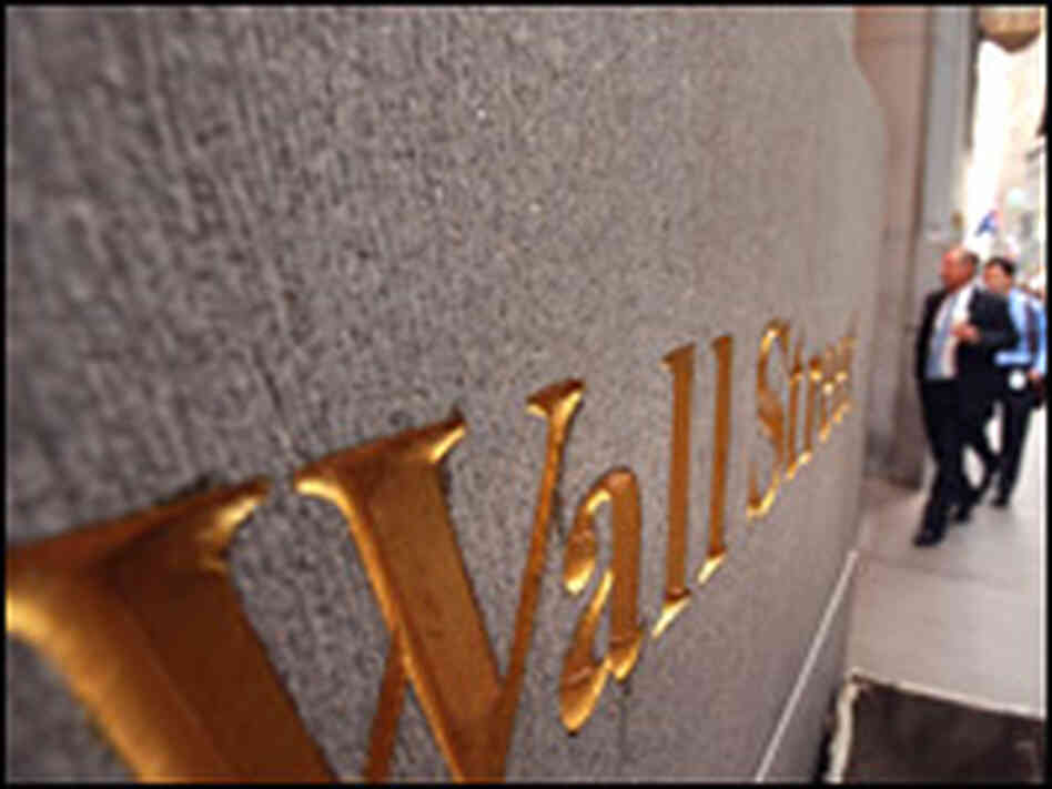 Wall Street sign Wall Street sign