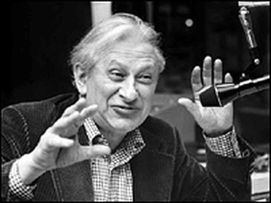 Terkel on his Chicago radio show in 1977. Terkel on his Chicago radio show in 1977.