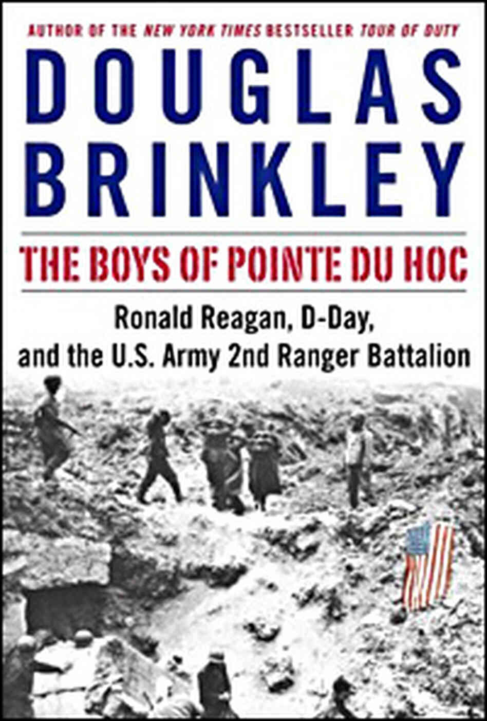 Detail from the cover of 'The Boys of Pointe du Hoc' Detail from the cover of 'The Boys of Pointe du Hoc'