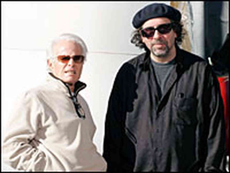 Richard Zanuck and Tim Burton Richard Zanuck and Tim Burton