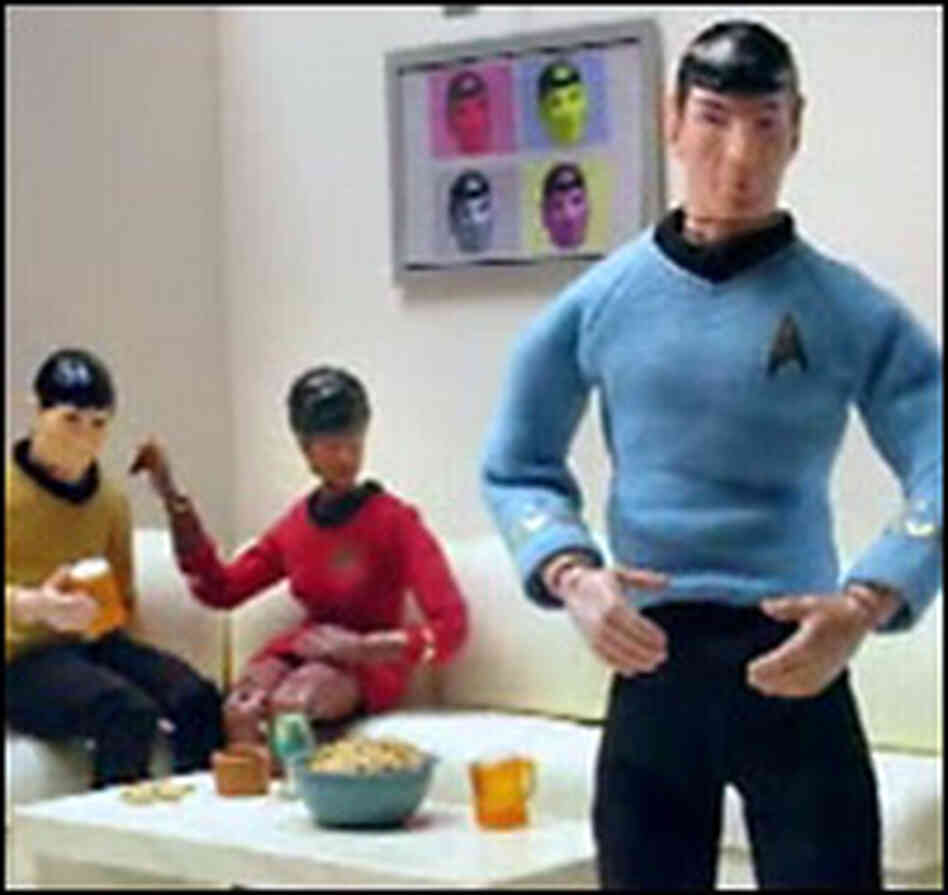 Mr.  Spock gives a behind-the-scenes tour in 'Star Trek Cribs'