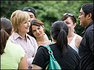 Judy Woodruff talks with young adults in her documentary 'Generation Next.' Judy Woodruff talks with young adults in her documentary 'Generation Next.'