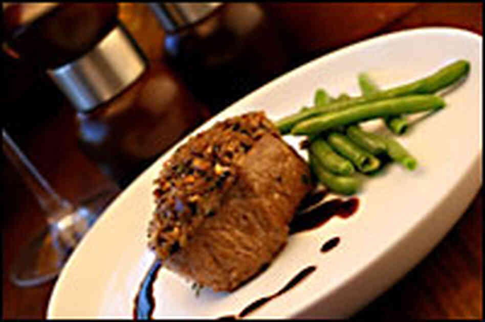 Mushroom-Crusted Steaks Mushroom-Crusted Steaks