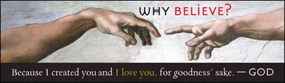 Why Believe? ad Why Believe? ad