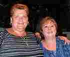 Mitchell fans Linda Angelic and Mary Walsh Mitchell fans Linda Angelic and Mary Walsh