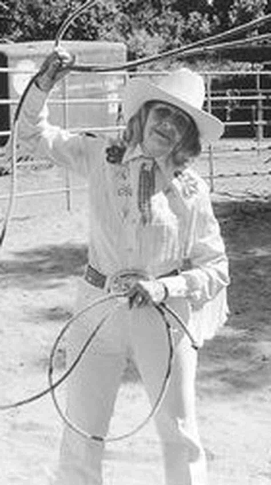 At the age of 83, Millie Decker can still lasso a horse. At the age of 83, Millie Decker can still lasso a horse.