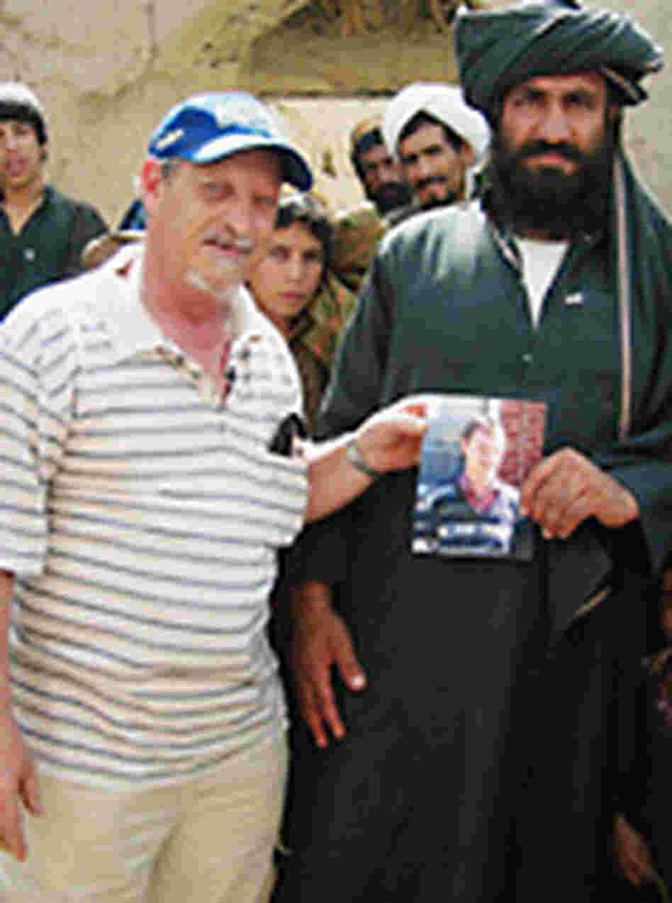 Terry Hicks, left, with Jon Mohammed, a former prisoner who knew David Hicks at Guantanamo Bay.