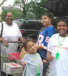 Margie Timmons and her grandchildren at Save-a-Lot. Margie Timmons and her grandchildren at Save-a-Lot.