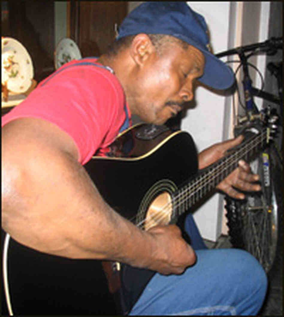 New Orleans neighborhood blues man, Stoney B. New Orleans neighborhood blues man, Stoney B.