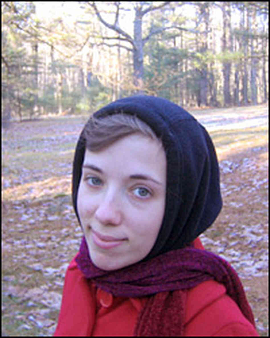 Gwen Zabicki studies art. Gwen Zabicki studies art.