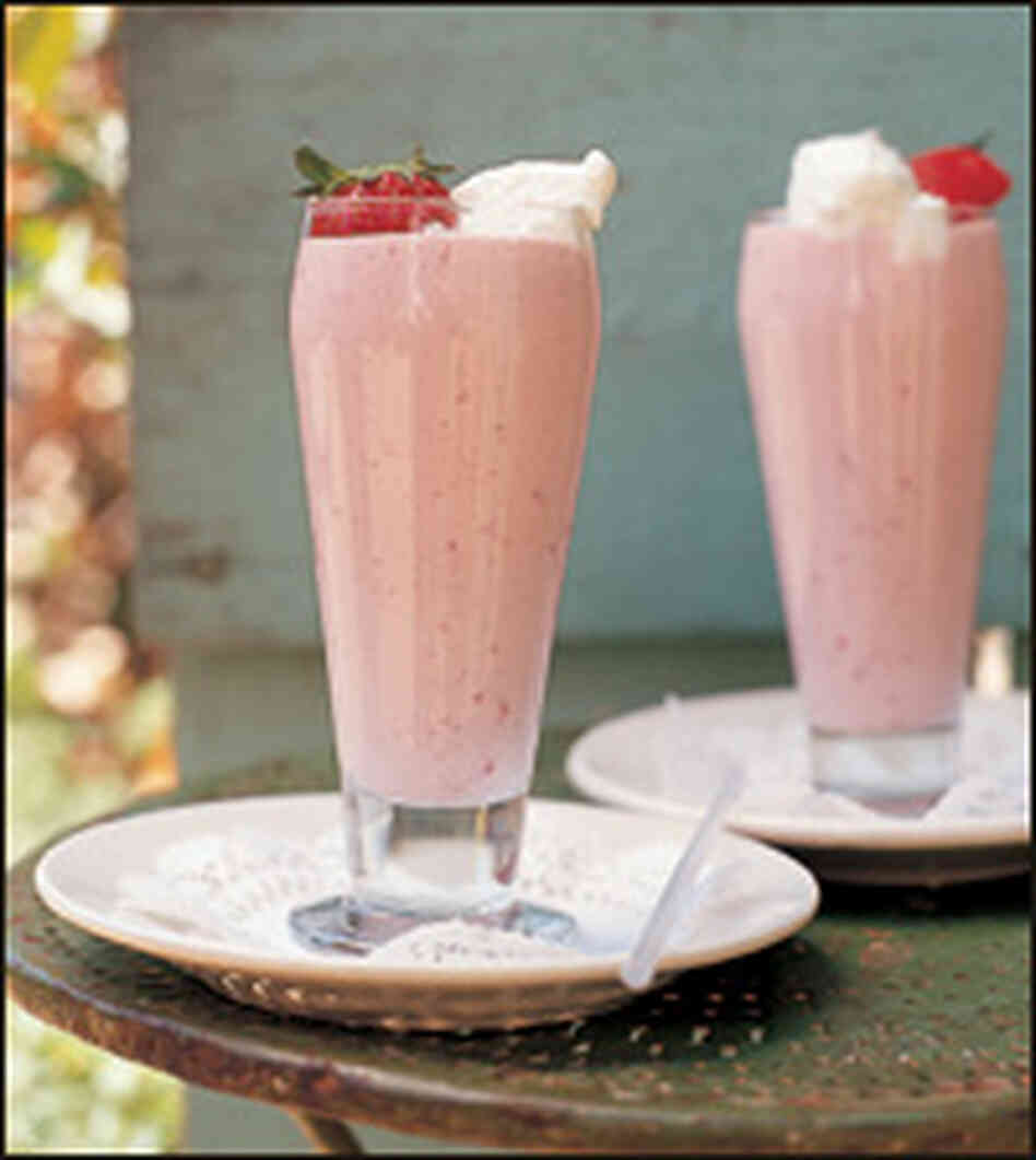 Strawberry milkshake Strawberry milkshake