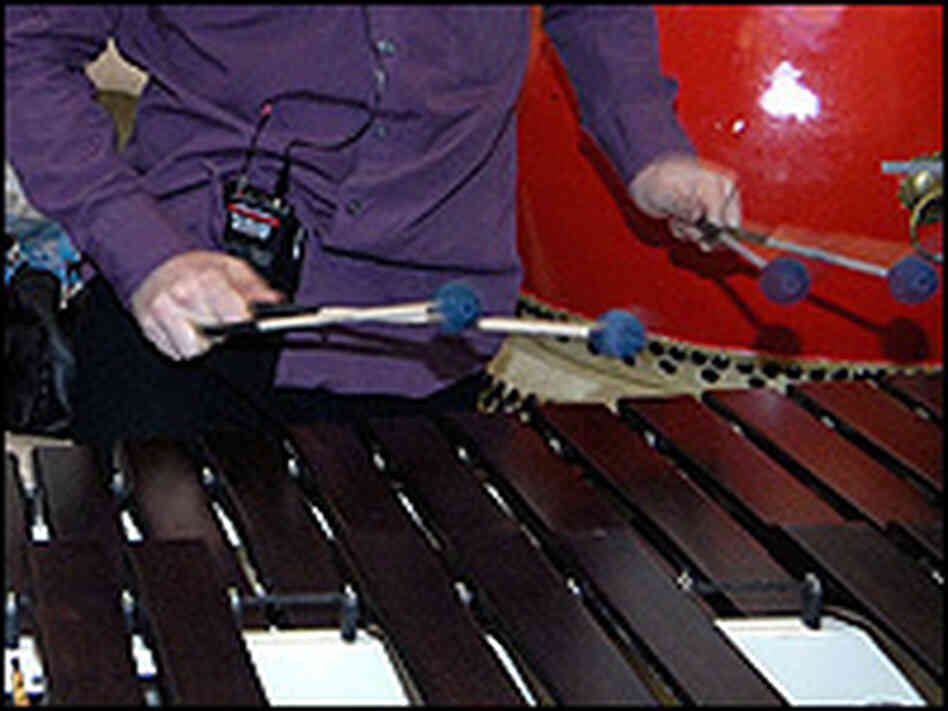 Simon Boyar plays the marimba Simon Boyar plays the marimba