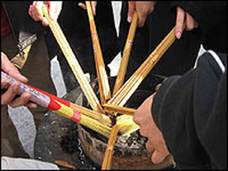 lighting incense lighting incense